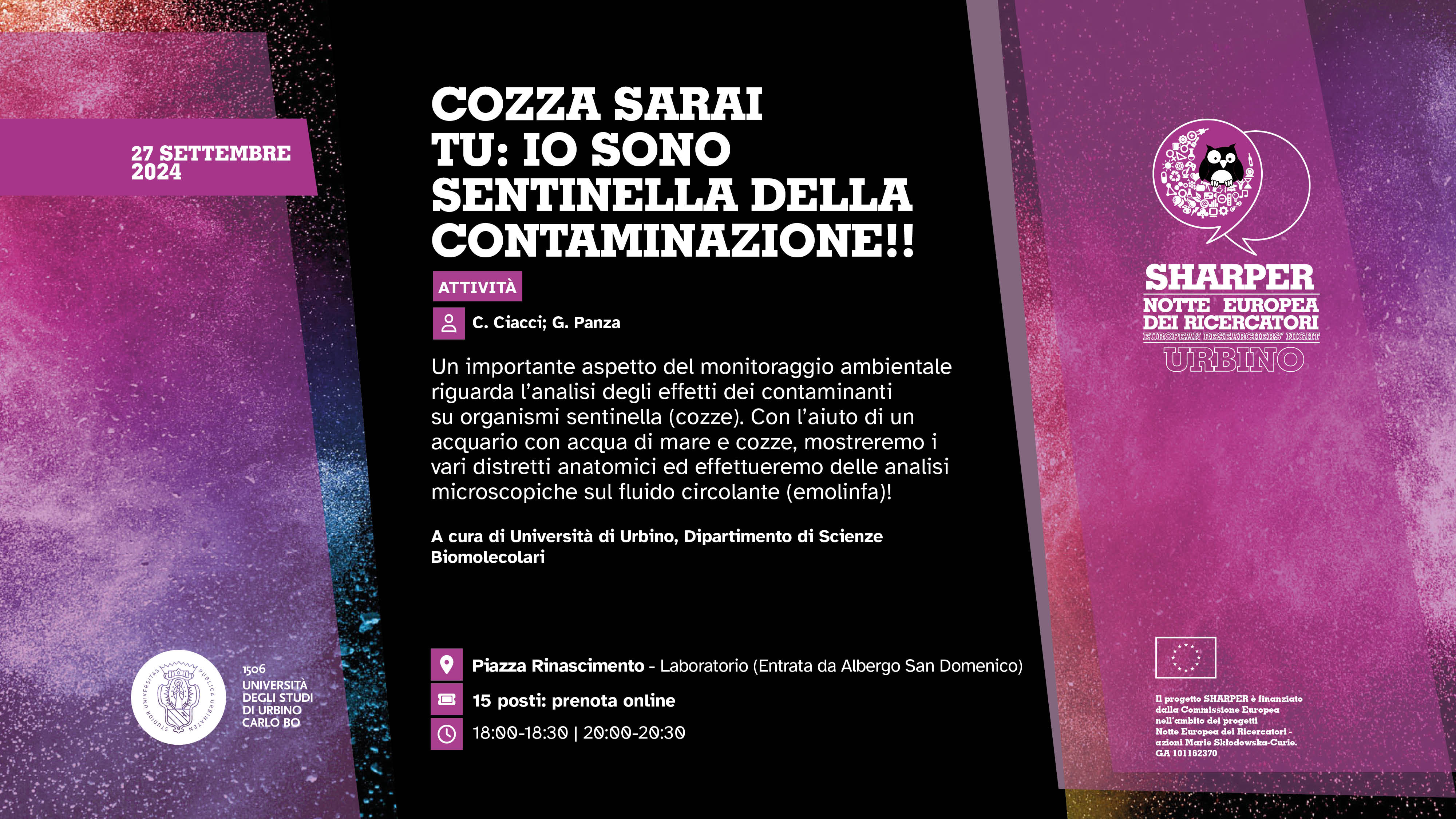 COZZA SARAI TU: IO SONO SENTINELLA DELLA CONTAMINAZIONE!!