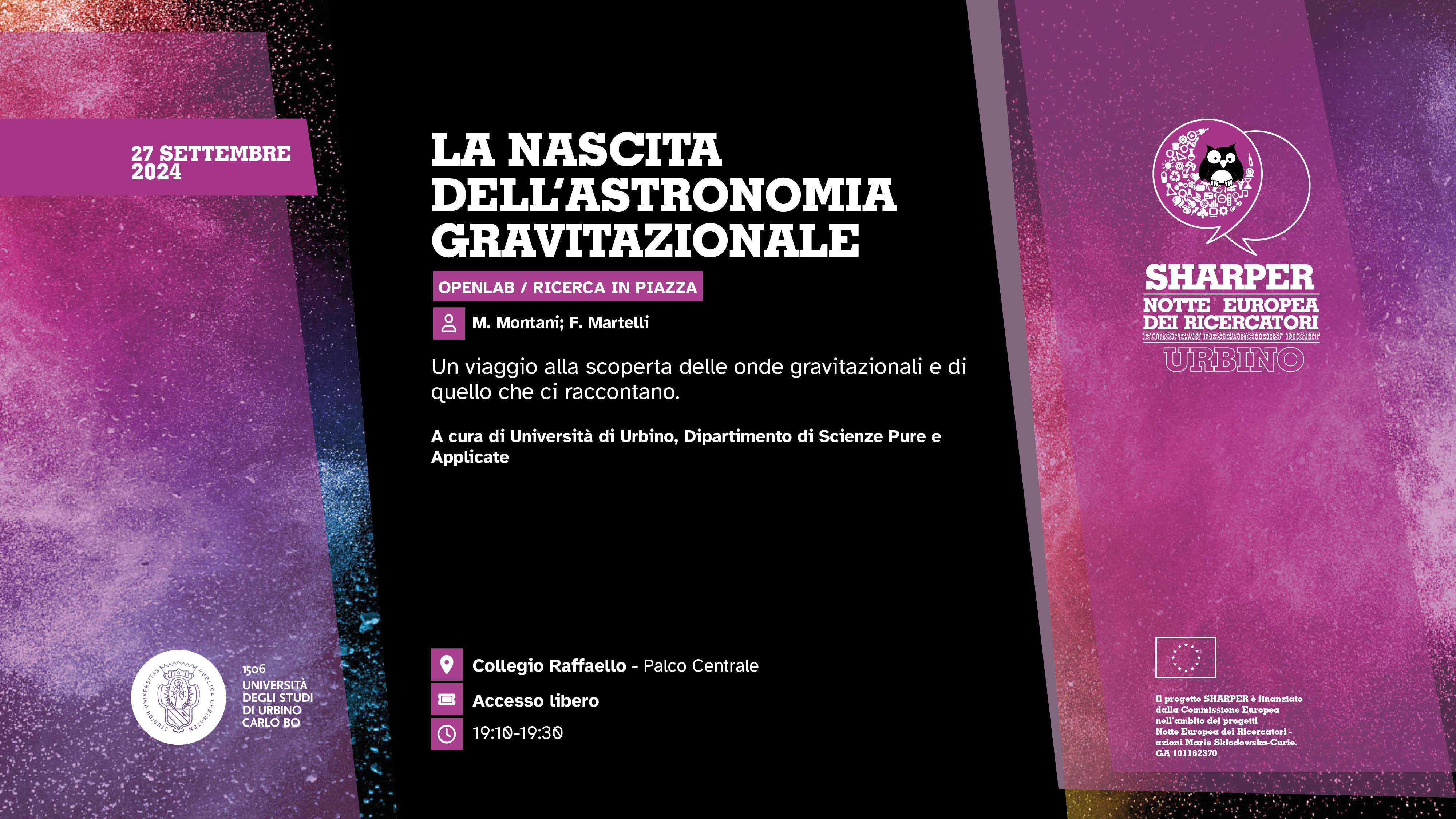 LA NASCITA DELL’ASTRONOMIA GRAVITAZIONALE