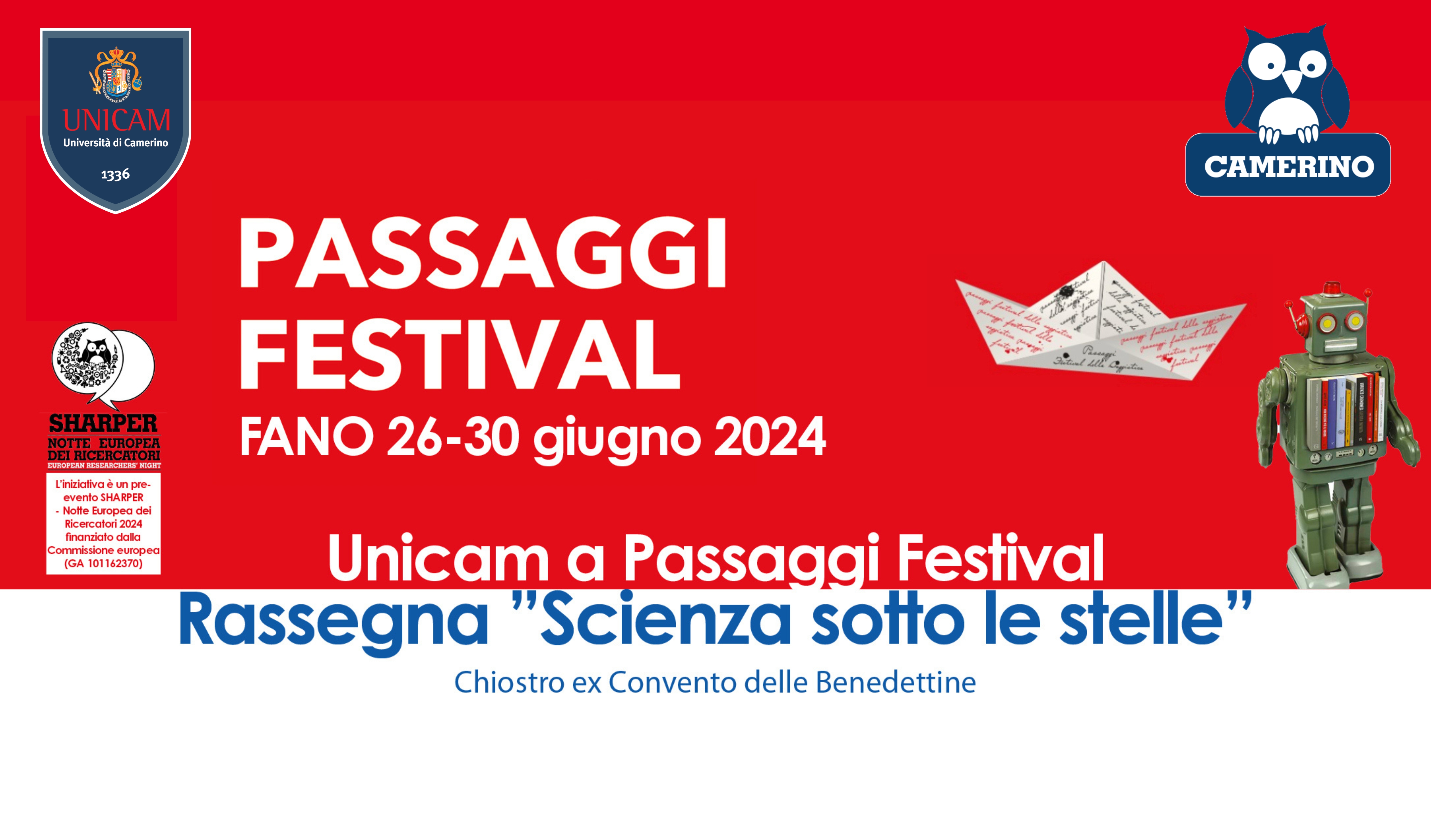 Unicam a Passaggi Festival – Scienza sotto le stelle